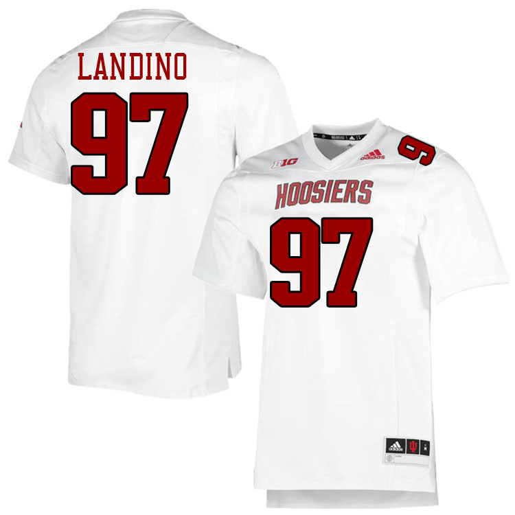 Mario Landino Indiana Jerssey,Indiana University Hooisers Football Jersey,Uniforms-Retro White